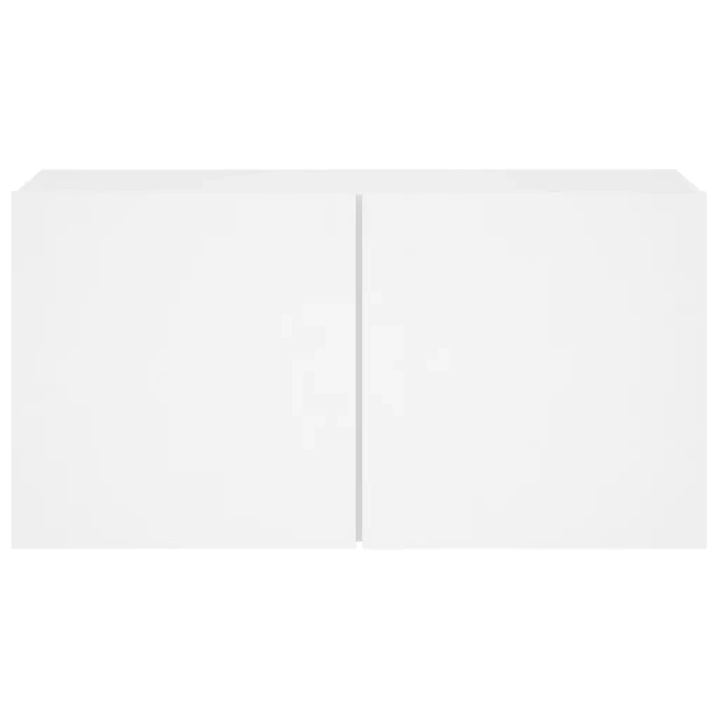 Mobile TV a Parete Bianco 80x30x41 cm 836952
