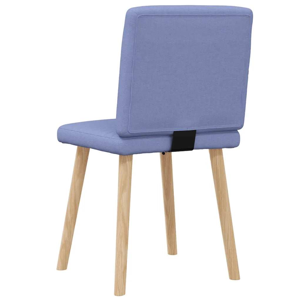 Sedie da Pranzo 2 pz Blu Jeans in Tessuto 4101184