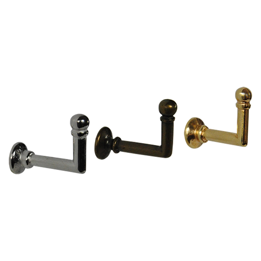 GANCIO PER TENDA 'ROMA' mm. 35 - pz 2 bronzo  - Blister Koncreto