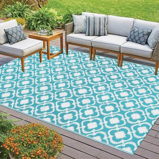 Tessuto Esterno Resistente alle Intemperie e Ripiegabile per Giardino e Balcone