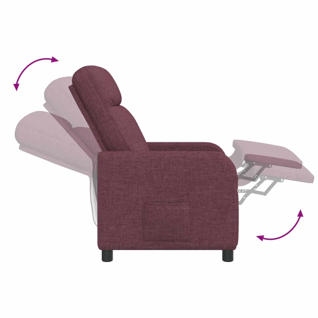 Poltrona Massaggiante Viola Tessuto 42034950