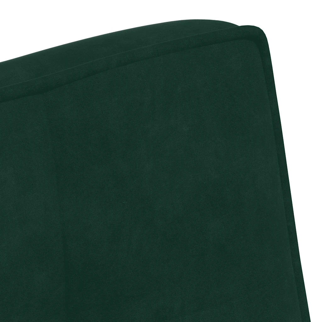 Panca-Sgabello Verde Scuro 110x74x84 cm in Velluto