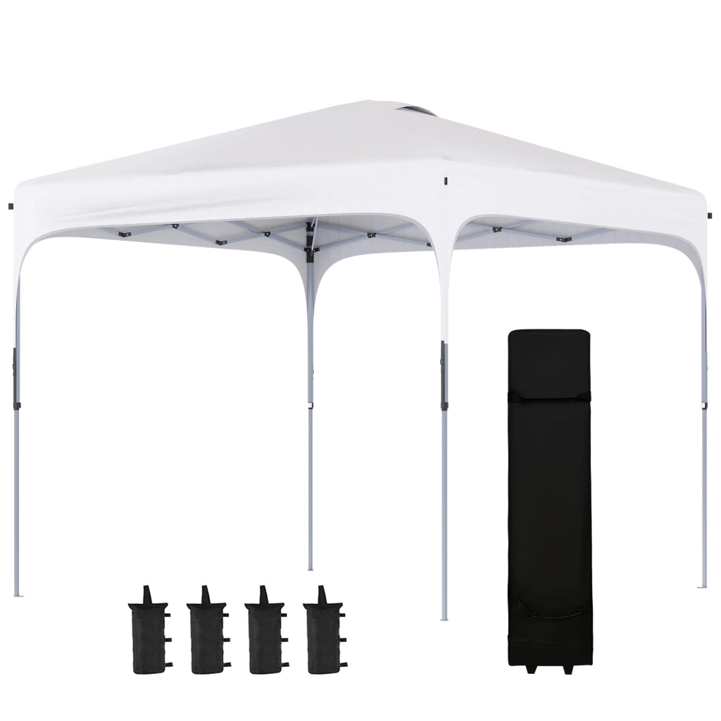 Gazebo da giardino ¨C Minimal ¨C Bianco 250x250x270 cm