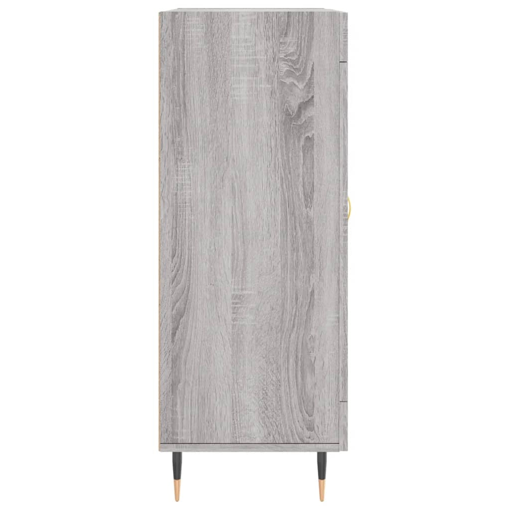 Buffet credenza cassettiera armadio mobile contenitore organizer cucina soggiorno Sonoma 69,5 x 34 x 90 cm legno ingegnerizzato grigio 02_0036453