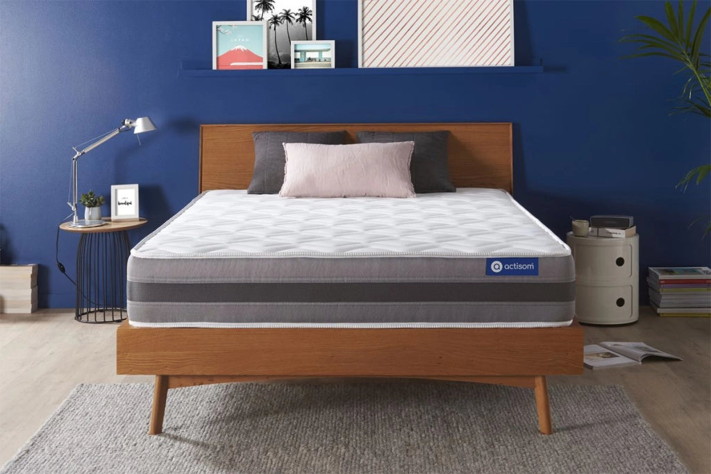 Materasso matrimoniale Actiflex relax 180x190cm - Spessore : 24cm - Molle insacchettate e memory foam - Moderatamente rigido
