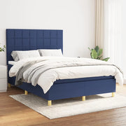 Giroletto a Molle con Materasso Blu 140x190 cm in Tessuto 3142335