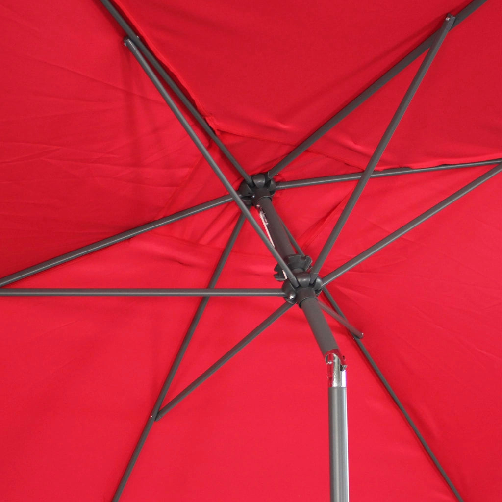 Ombrellone rettangolare, 2x3m, rosso