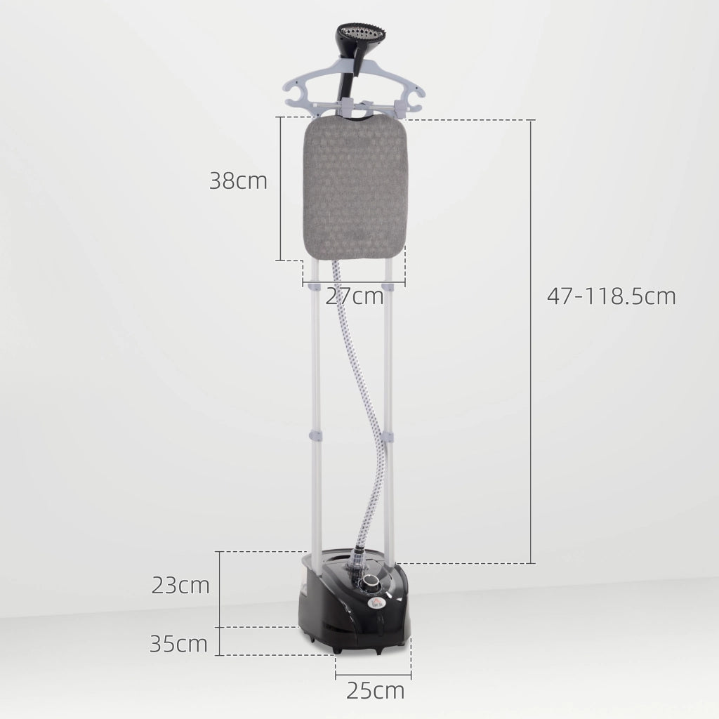 Stiratrice a Vapore Ferro da Stiro Verticale 1950W, 35x25x23cm, Bianco