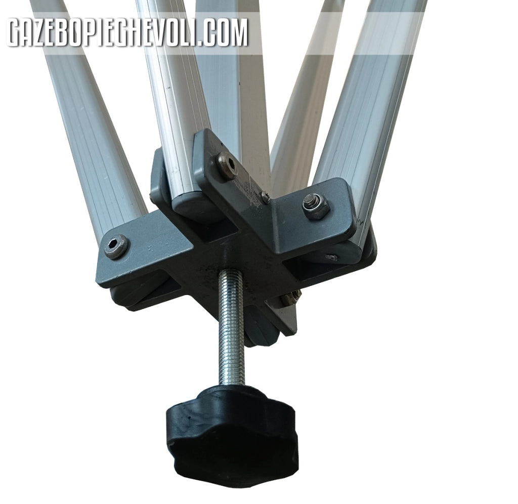 Gazebo 3x4,5 m verde certificato IGNIFUGO pieghevole alluminio piantone esagonale 45mm portatile estendibile richiudibile estensibile acciaio con laterali per fiere eventi stand chiosco tenda tendone mercato mercatino    