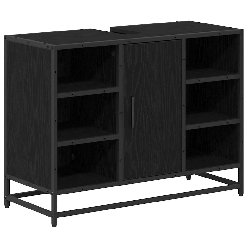 Set di mobili per il bagno con cassetto 3 pcs Legno vecchio 3402491