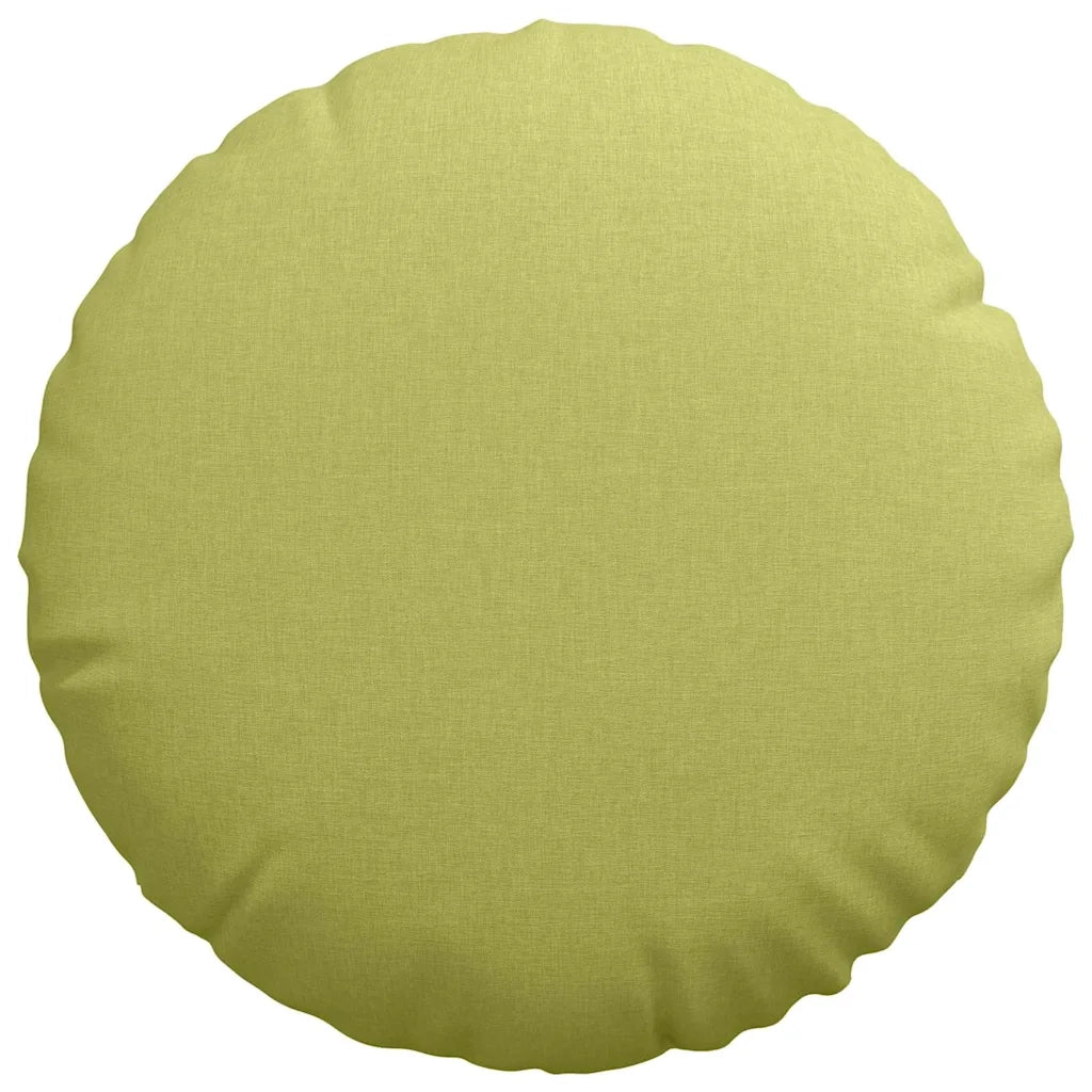 Cuscini per Seduta 2 pcs Verde chiaro Ø50 x 19 cm Tessuto 42014167