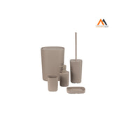 KIT ACCESSORI DA BAGNO 'PODDY' col. tortora