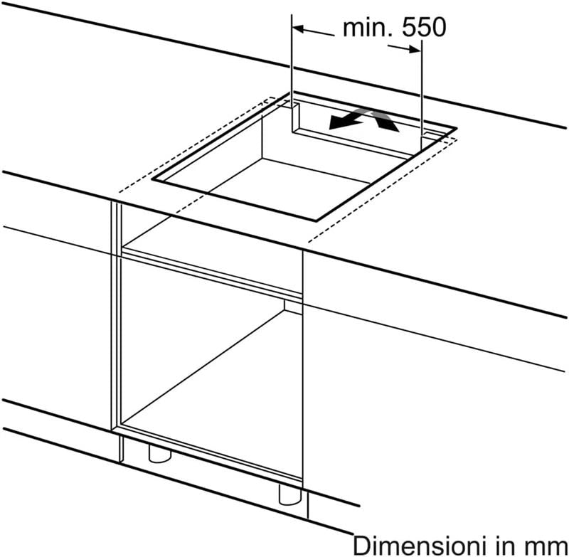 BOSCH PUG611AA5E PIANO COTTURA A INDUZIONE 60CM