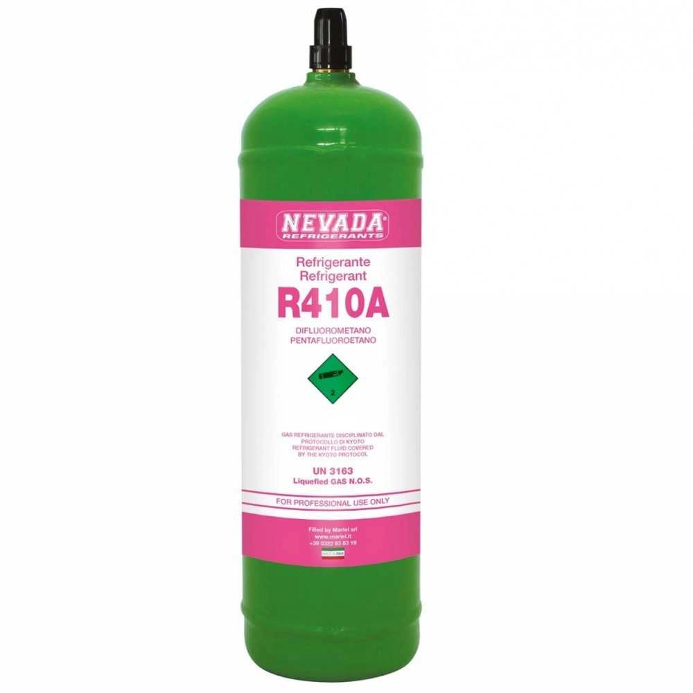 BOMBOLA freon RICARICABILE R410A 1 LT RICARICA CLIMATIZZATORI MADE IN ITALY  - UNIVERSALE