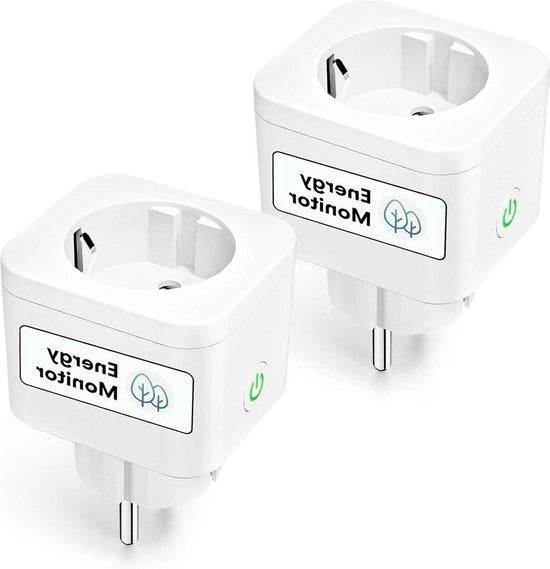 Contatore di Consumo Bluetooth WLAN Timer con Comando a Voce e Controllo Remoto per Balcone, 2 pezzi, 16A