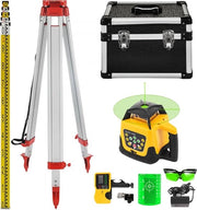 Misuratore di Distanza - Laser - Laser Roterante - Attrezzo di Precisione - Allineamento - Lunghezza d'onda 635NM - Portata 500M - Laser Verde - Con Stativo - Precisione 1mm/ 1.5m