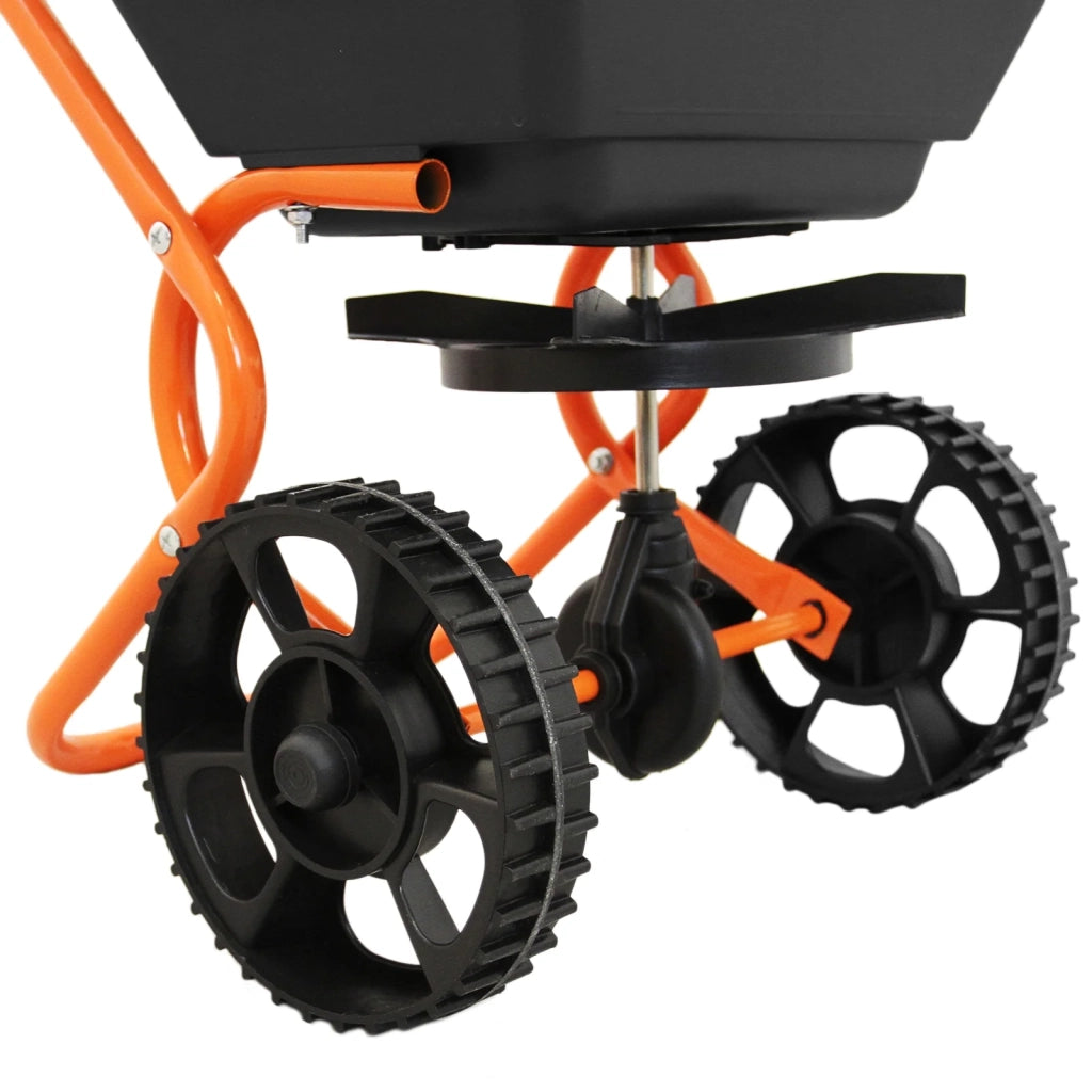Carrello Spargitore Spargisale Seminatore Spargisemi Concimatore Spargiconcime 25KG