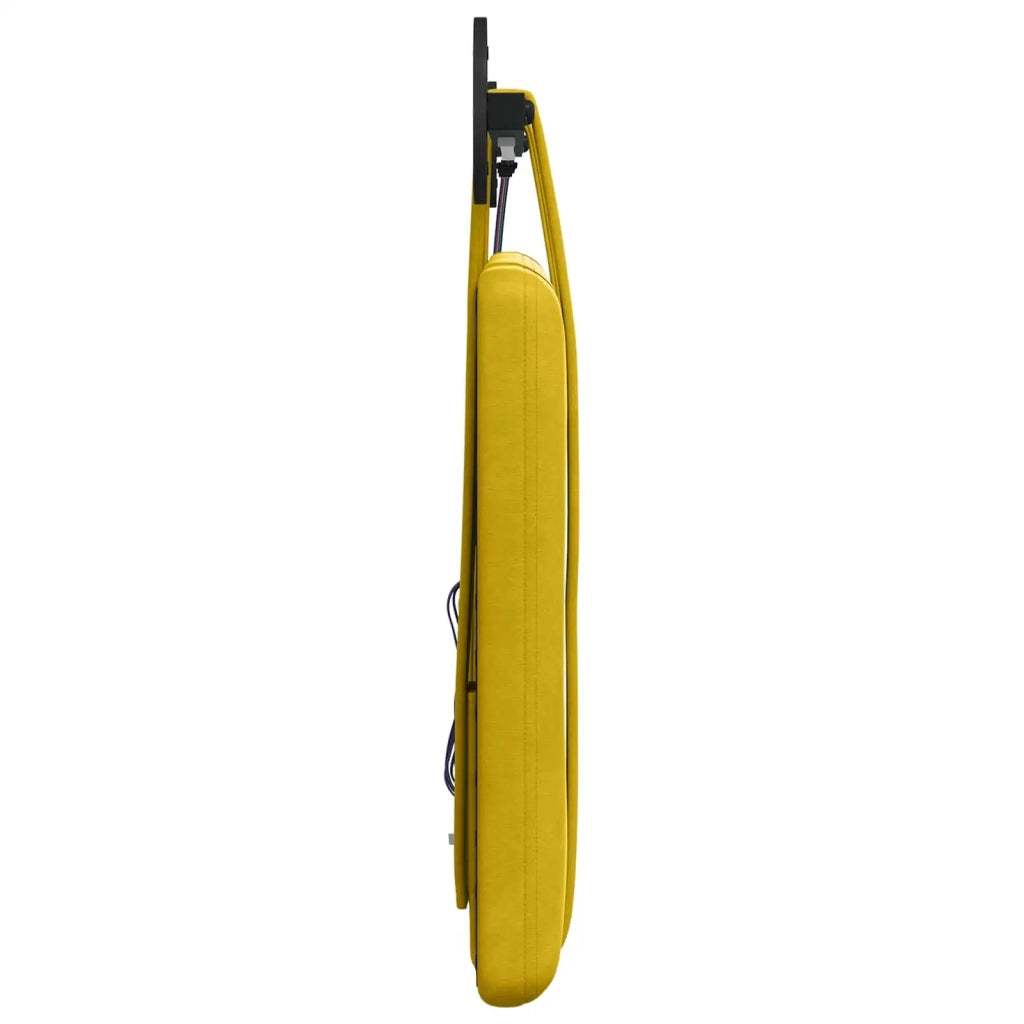 Testiera sospesa Con luce LED Giallo Velluto 3424063