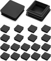 30 x 30 mm pluggi in plastica per capo di fine del tubo quadrato, pluggo per tubo quadrato, capi di fine per tubo quadrato, capi di fine per palo tubolare per capo di fine, adatti per tubi quadrati, pluggo in plastica per capo di fine del tubo quadrato