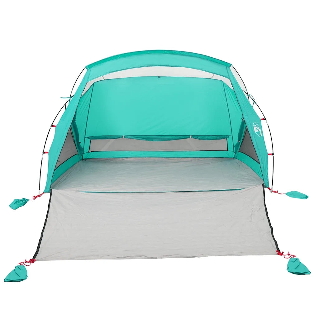 Tenda da Spiaggia 2 Persone Verde Mare Impermeabile 4009579