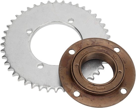Set di ingranaggi per catena 44T - Ingranaggi staccabili a libera uscita - 4 velocità posteriore - Motociclette mini/ATV - Materiale duraturo - Set di ingranaggi