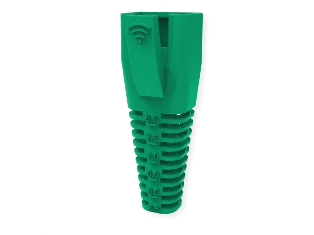 ROLINE CAPPUCCIO DI PROTEZIONE PER RJ45, TAGLIABILE, 10 PEZZI, VERDE