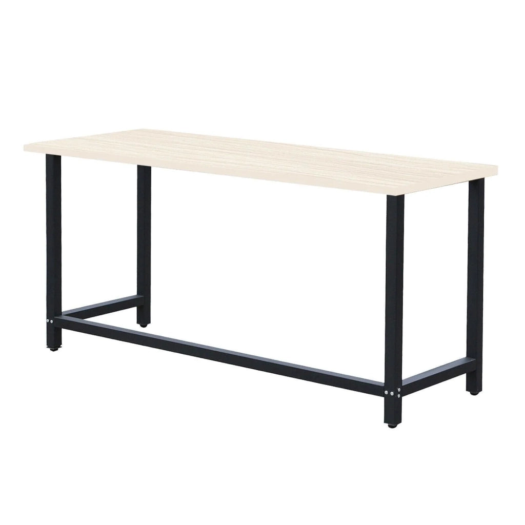 Banco da lavoro con telaio fisso 125 cm tavolo da lavoro supporto officina 16_0002151