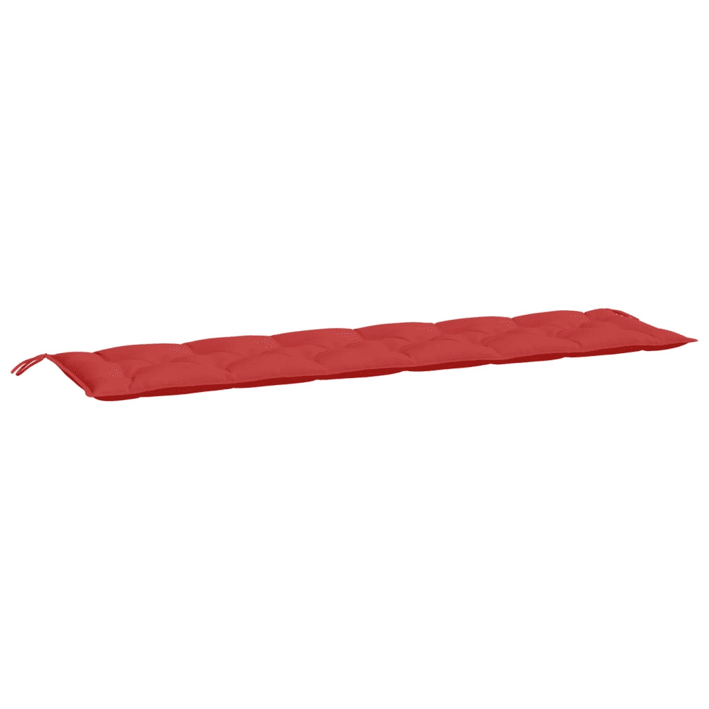 Cuscino per Panca-Cuscini per panchina Rosso 200x50x7 cm in Tessuto Oxford