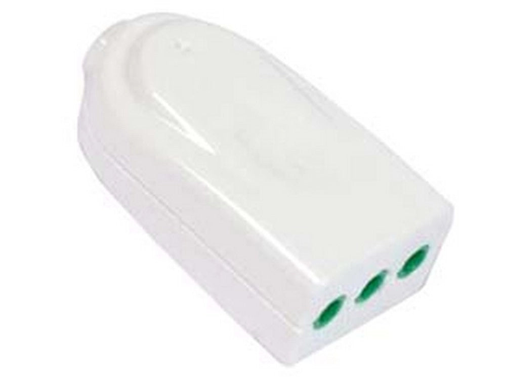 10pz presa dritta 2 poli + terra 10a bianca "linea garanti" - bianca 82560-e cod:ferx.fer419734