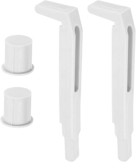 Set di sostituzione di clipp di finestra per tetto con morsa per finestre del tetto - Compatibile con Velux GGU GPU GHU - Costruzione in acciaio inossidabile - Colore grigio - Montaggio facile - Bevanda solida - Qualità duratura - 2 pezzi