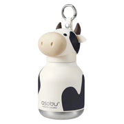 Mini Bestie mucca - Borraccia termica da 200 ml con cannuccia