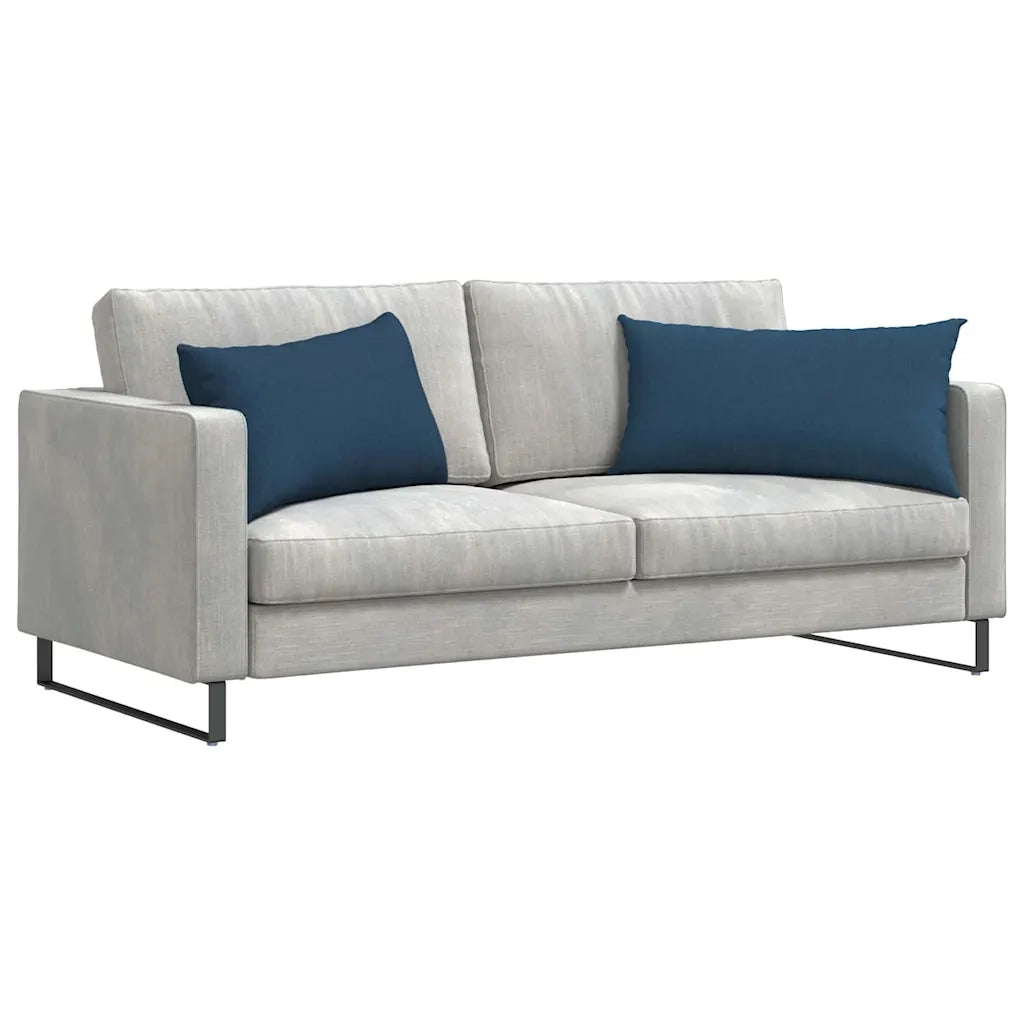 Cuscini da Divano 2 pcs Blu 80 x 40 cm Tessuto 42013704