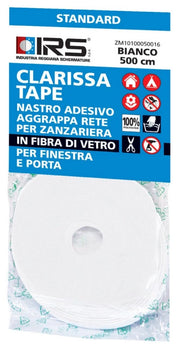 1pz nastro aggrappa rete zanzariera 5 m bianco cod:ferx.953