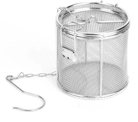 Filtro per Tè in Acciaio Inossidabile - Filtro per Tisane - Filtro per Spezie - Filtro per Zuppa - Attacco per Catena - Design a Piccola Apertura - Filtro per Tè