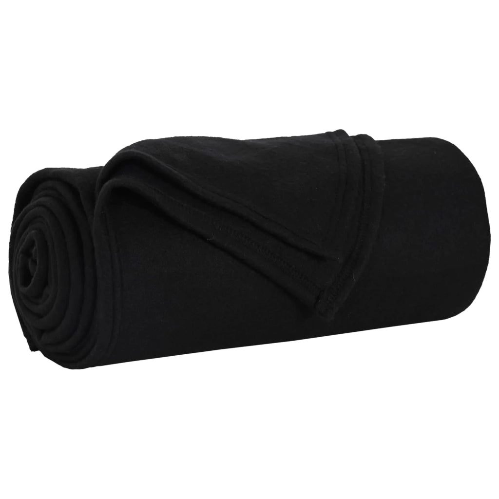 Coperta Nero 200 x 150 cm Panno 42017026