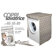Coprilavatrice con cuori cm 65x55x85 h
