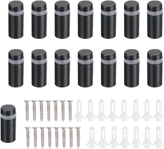 Set di Viti di Regolazione per Finestre 15 pezzi - Sostegni di Distanza in Vetro - Beugoli per Finestre - Acciaio Inossidabile di Alta Qualità - Facile da Installare - Duraturo e Resistente alle Sollecitazioni.