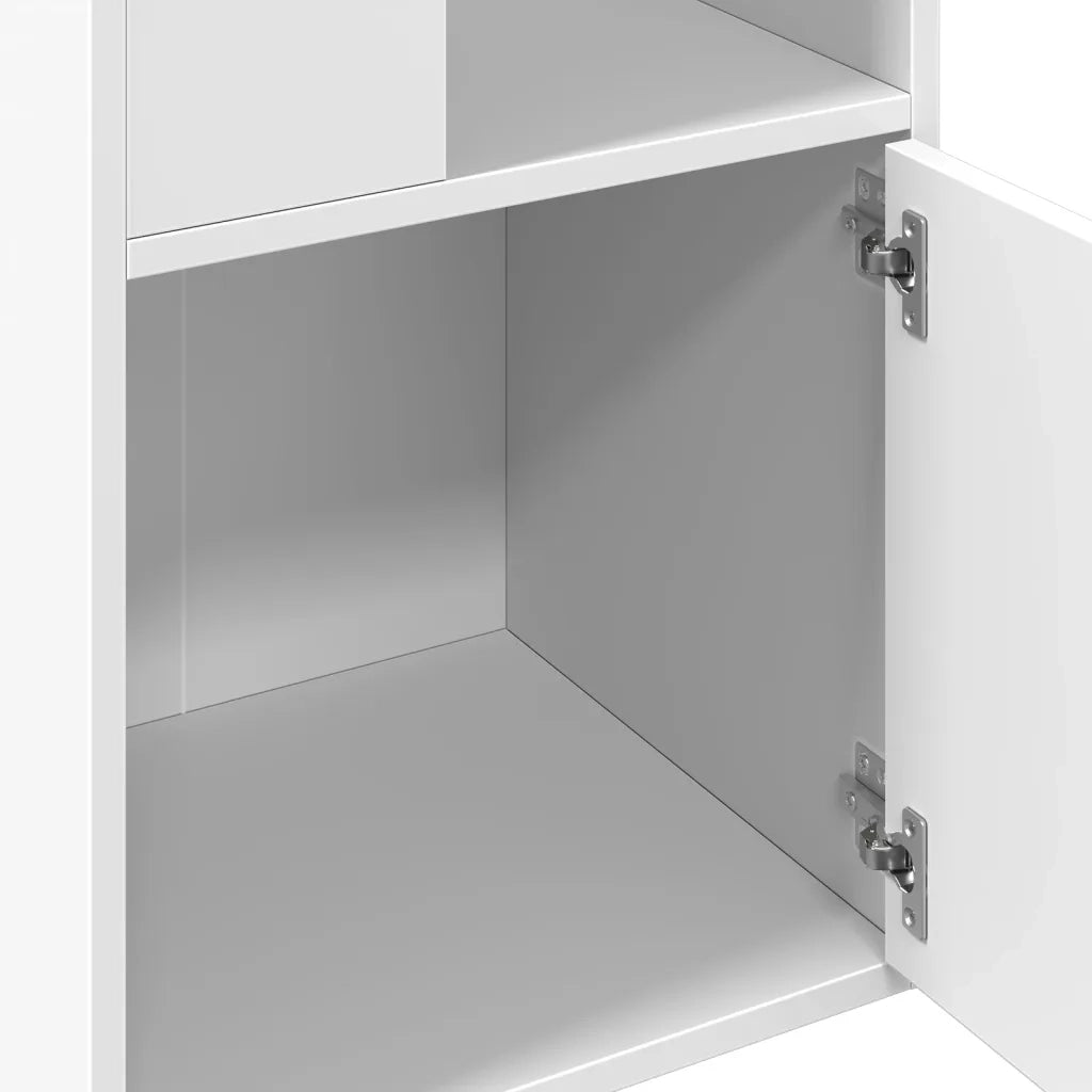 Libreria Bianca 40x36x189 cm in Legno Multistrato 848241
