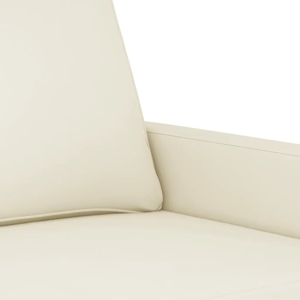 Set di Divani 4 pz Crema in Velluto 3201952