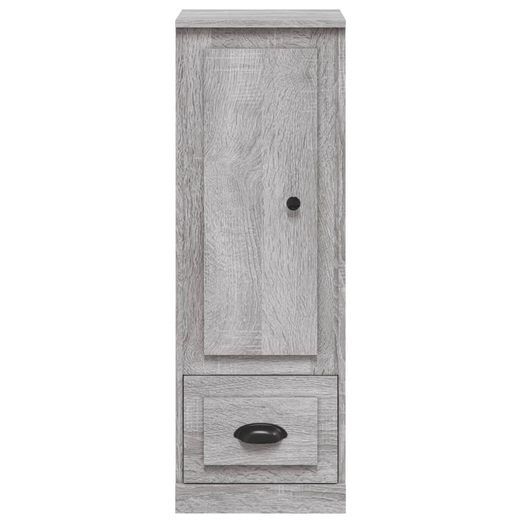 Buffet credenza cassettiera mobiletto mobile contenitore organizer cucina soggiorno salotto rovere Sonoma alto 36 x 35,5 x 103,5 cm legno ingegnerizzato grigio 02_0035354