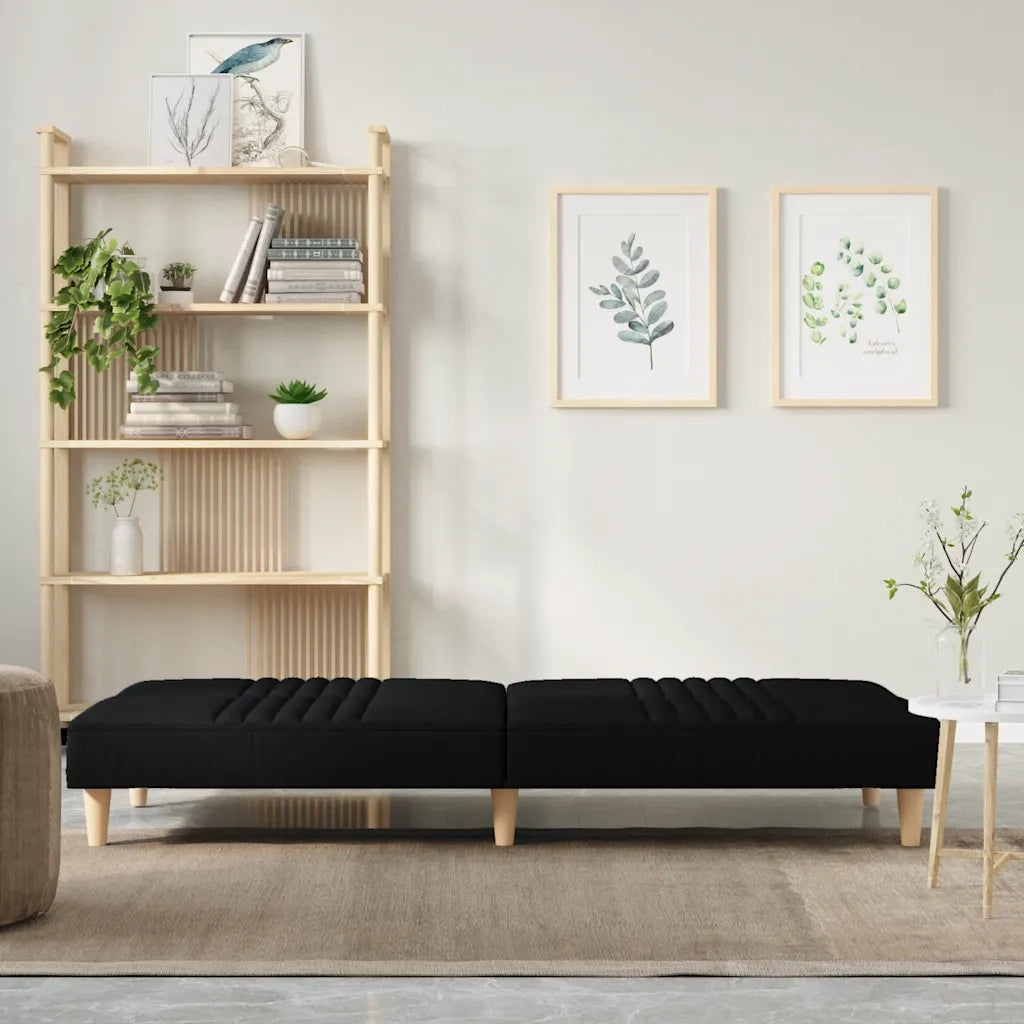 Divano letto | Sof¨¤ letto | Letto singolo Nero in Tessuto