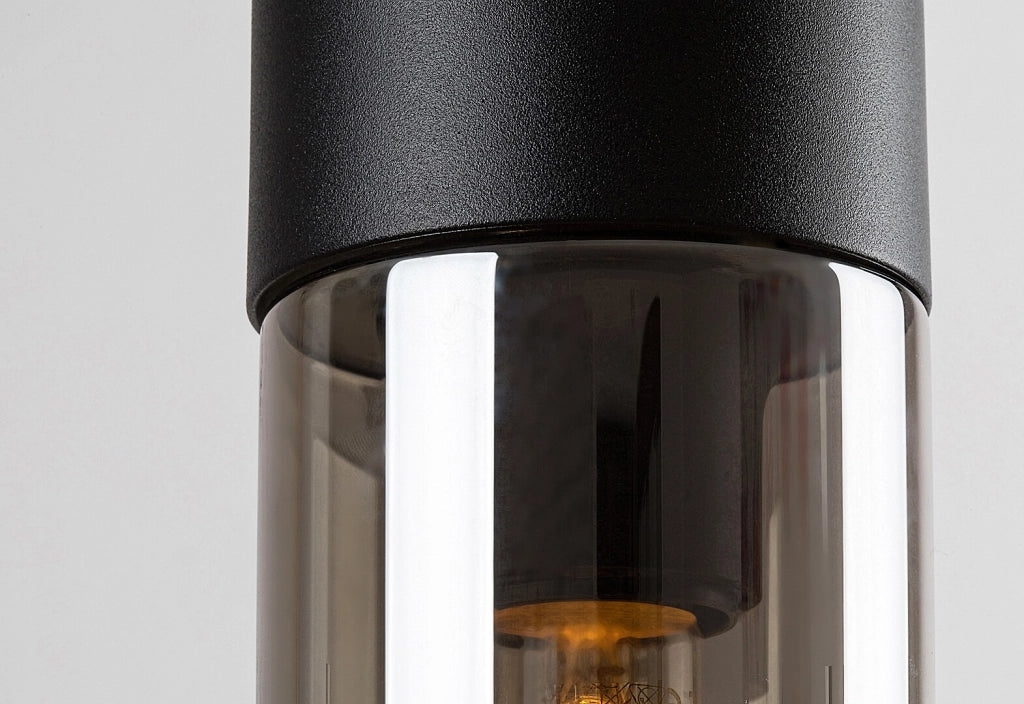Lampada a sospensione Rabalux Ronno nera E27 Ø9cm