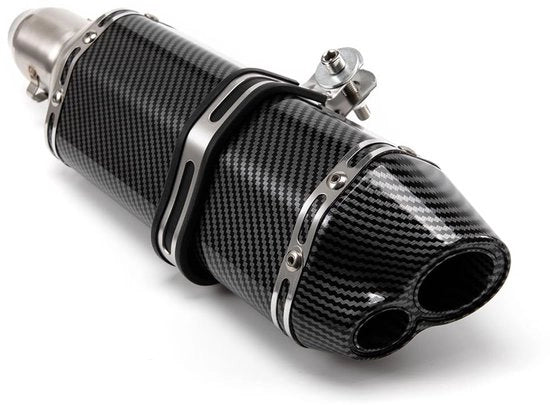 Uscita per motocicletta, 36 mm, 51 mm, uscita universale, slip-on compatibile con ATV Dirt Bike Street Bike Roller (B)