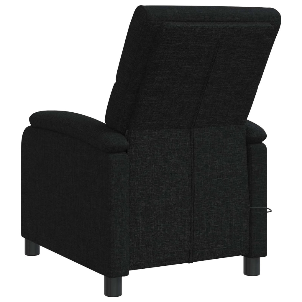 Poltrona Massaggiante Nero Tessuto 42035011