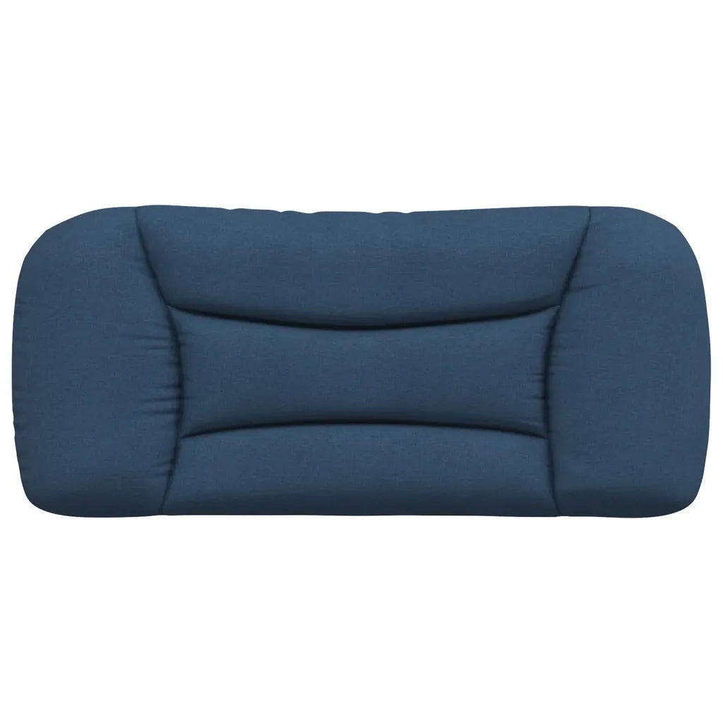 Cuscino Testiera Hvar Blu 90 cm in Tessuto 374543