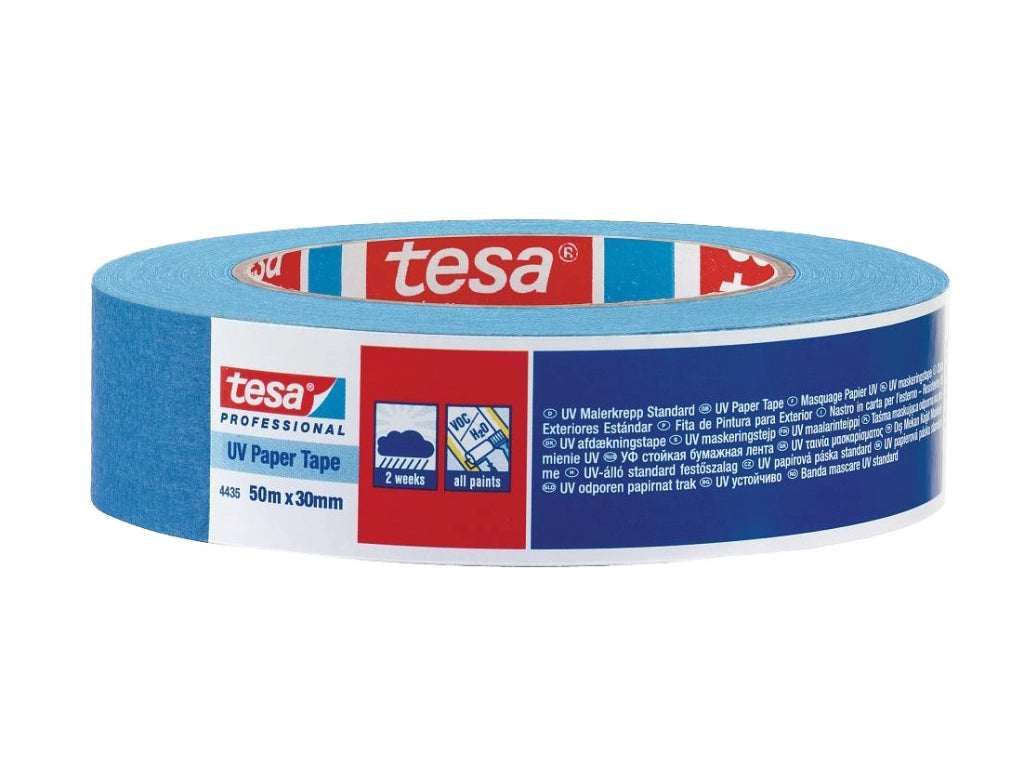 NASTRO PER MASCHERATURE PROFESSIONALE ANTI-UV '4435' mm 38x50 mt - 8 pezzi- TESA