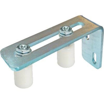 PIASTRA GUIDA CANCELLO 456 COMBI  ZINC REGOLABILE MM 195X 50 S.CANC MM 102/107