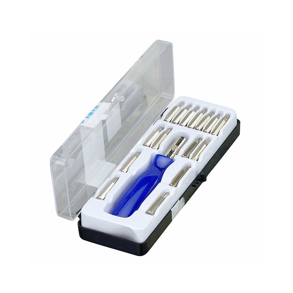 Trade Shop - Kit Cacciavite 16pz Di Precisione Tools Punte Giravite Taglio Croce Torx -