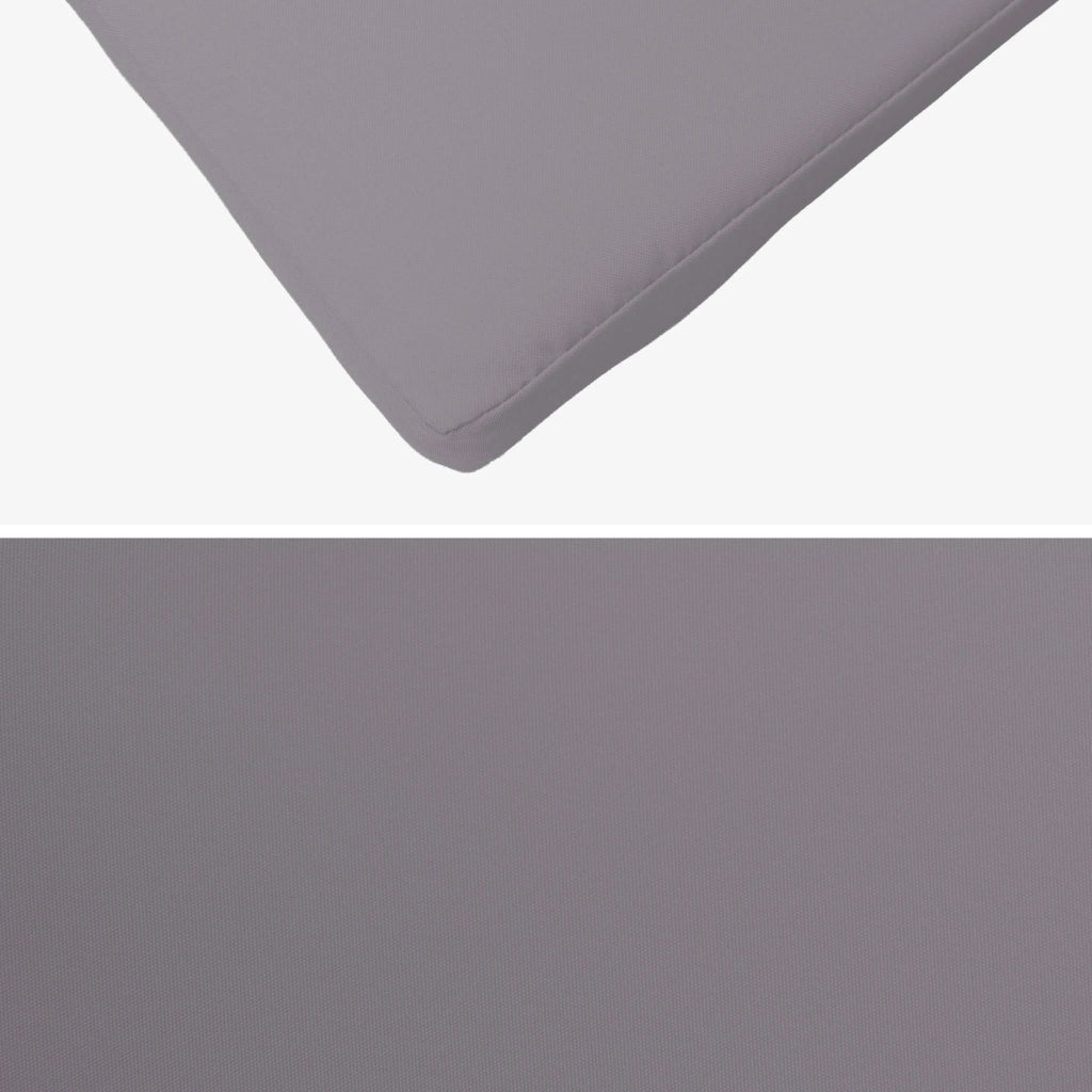 Set 4 cuscini per sedia da giardino, grigio