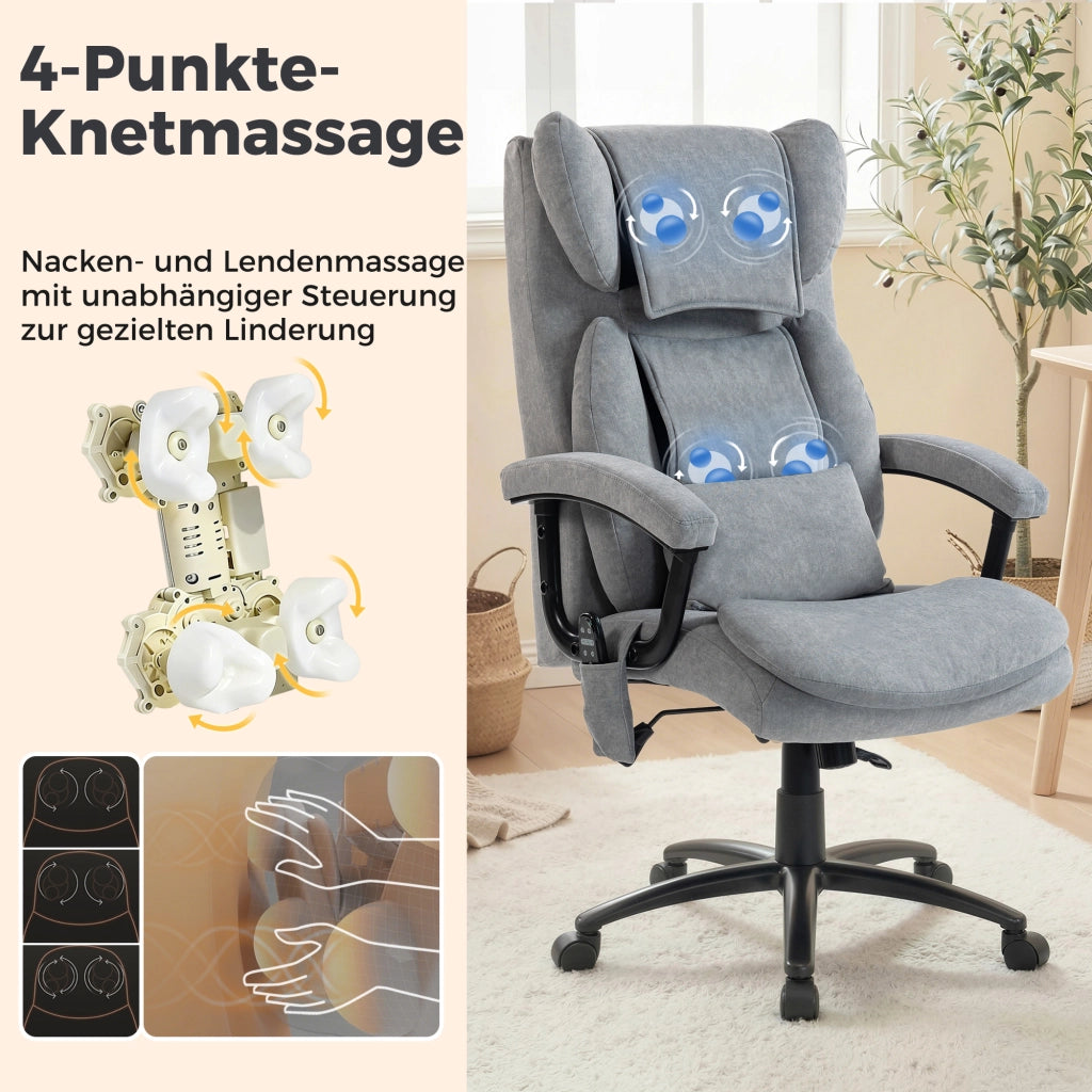 Sedia da ufficio massaggiante ergonomica ¨C Minimal ¨C Grigio